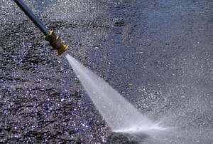 an electric power washer