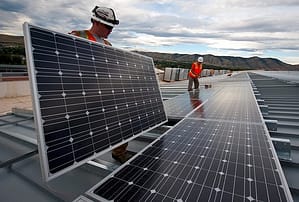 solar panel installation